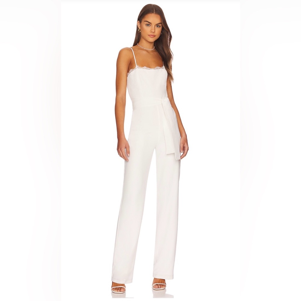 Karina Grimaldi White Jumpsuit Chic and Versatile